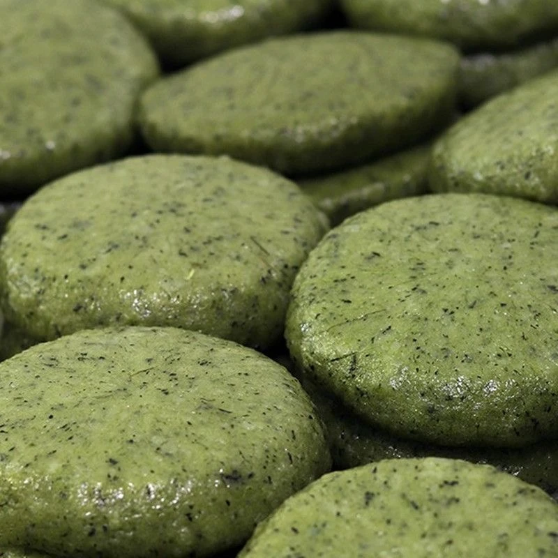 *云南特产（面蒿粑粑）纯糯米蒿菜蒿子传统手工特产小吃