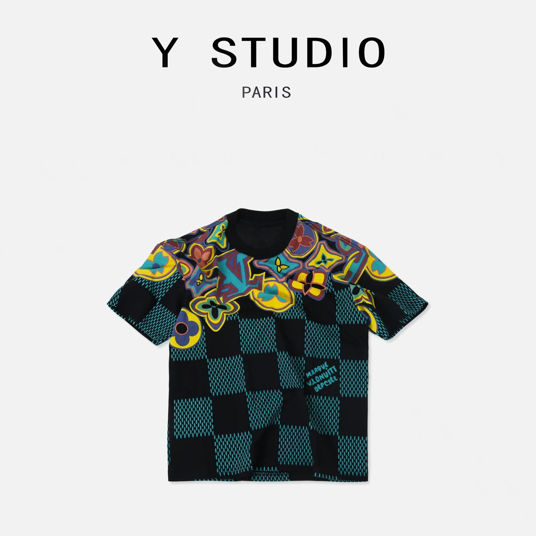 【大妮专属】（奇异果）2025气质百搭春季新款设计重工圆领短袖T恤