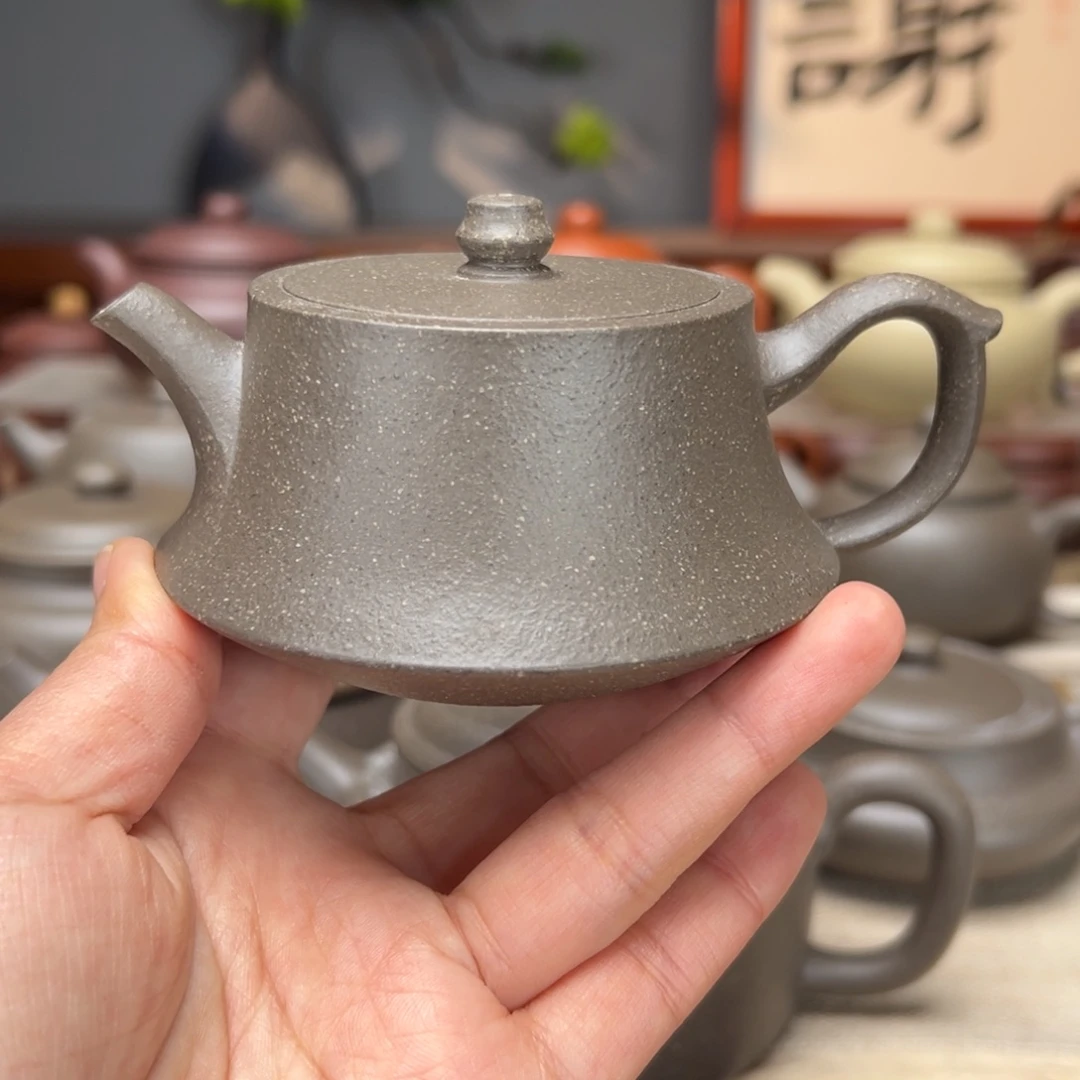 紫砂茶壶蟹壳青的150