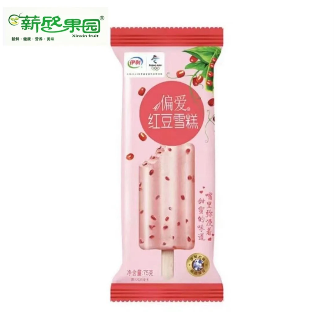 伊利偏爱 红豆雪糕75g/袋（单点不送）