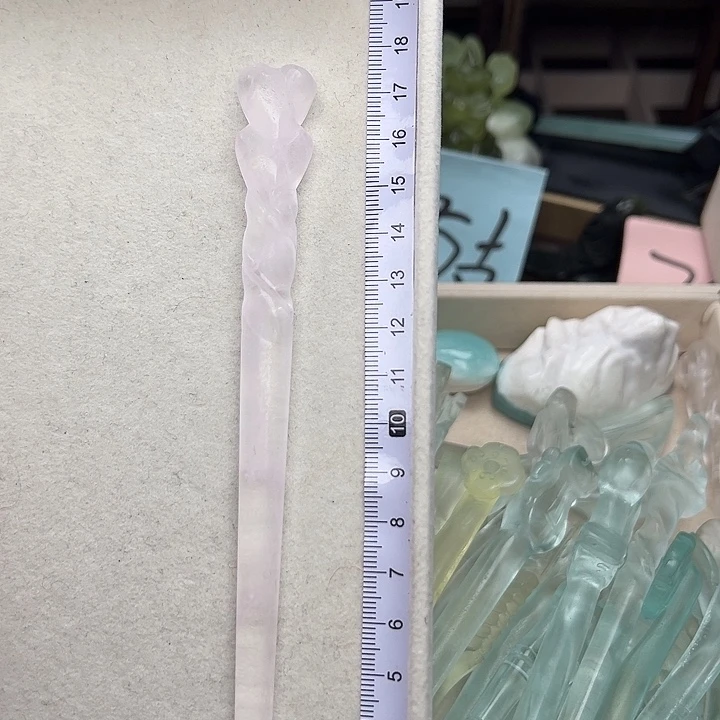 蛇纹石玉未镶嵌发簪