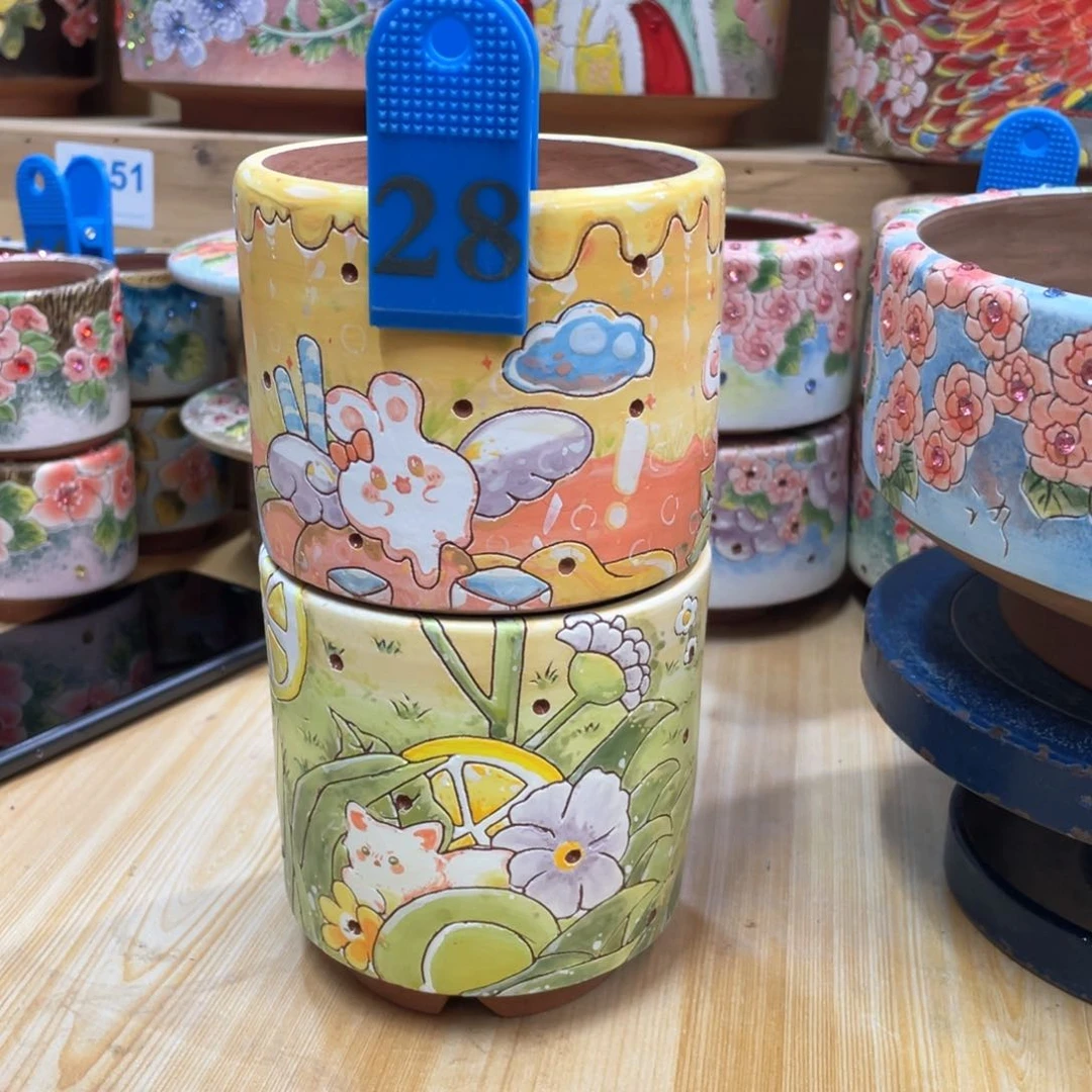 ?*田特价微瑕多肉花盆