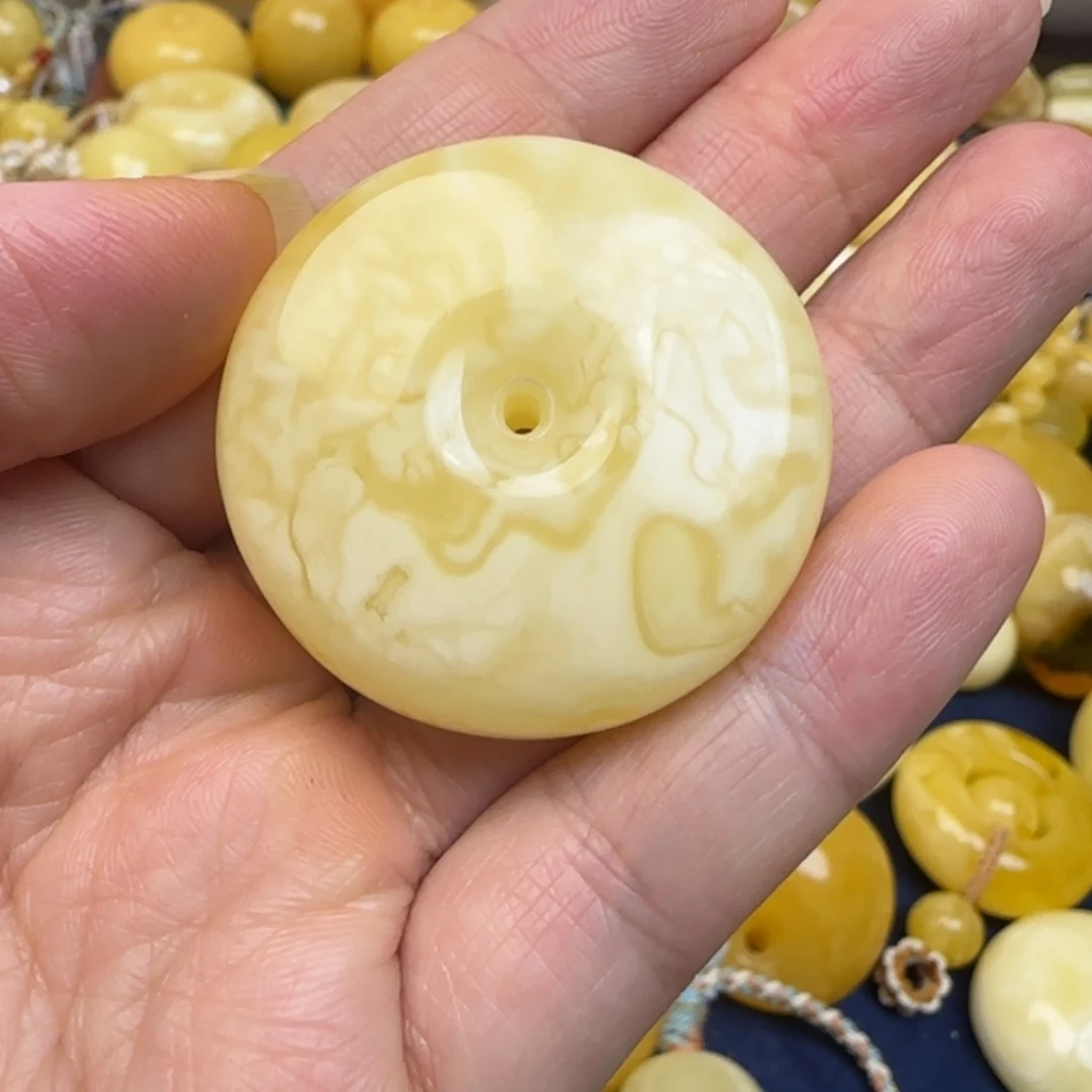 蜜蜡未镶嵌颈饰天然蜜蜡