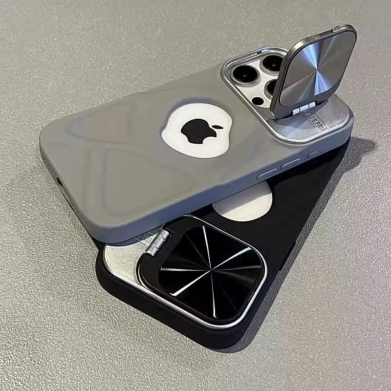 欧克里里钛灰色护盖支架磁吸适用苹果16promax手机壳14/15软13/12