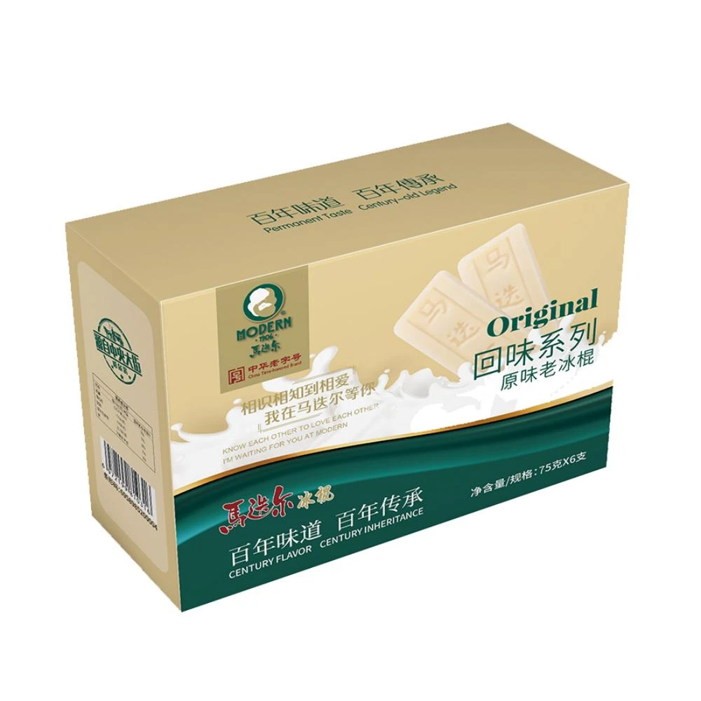 马迭尔 原味老冰棍 75g*6