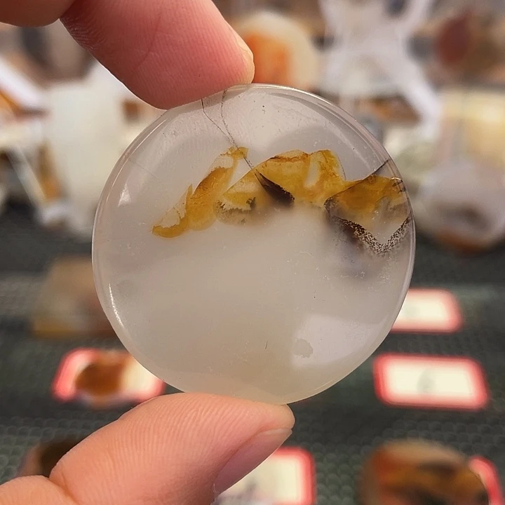 玛瑙/玉髓合金颈饰