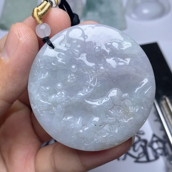颈饰未镶嵌翡翠翡翠