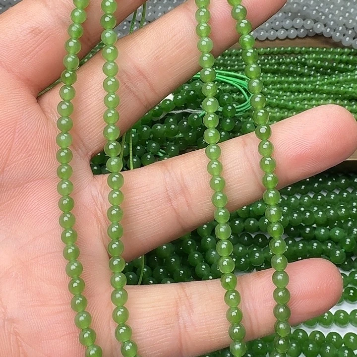 和田玉未镶嵌颈饰碧玉冰阳绿卡4