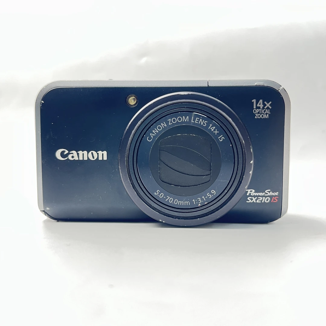 95新 Canon/佳能 sx210黑1410万像素14倍变焦数码相机