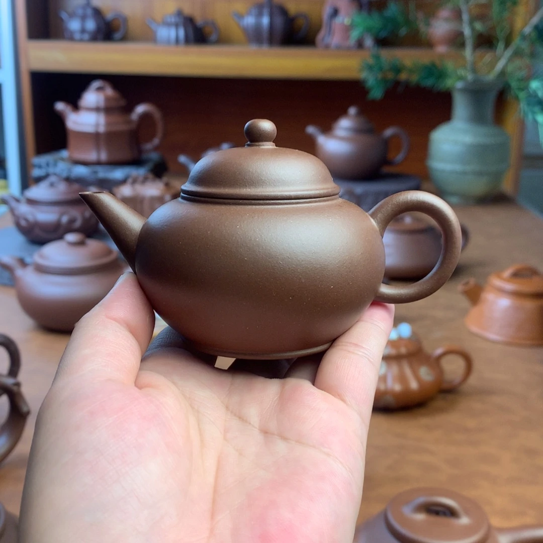 茶壶紫砂半手工容量120