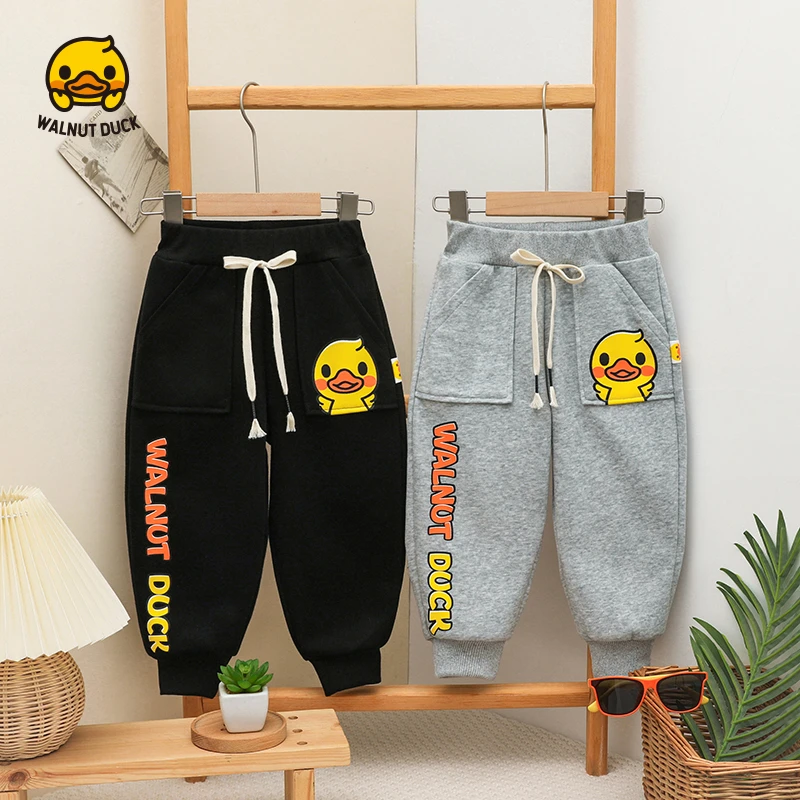 2023秋季新款男女童裤子 自信鸭卫裤2555