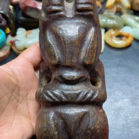 吊坠白玉菩提把件