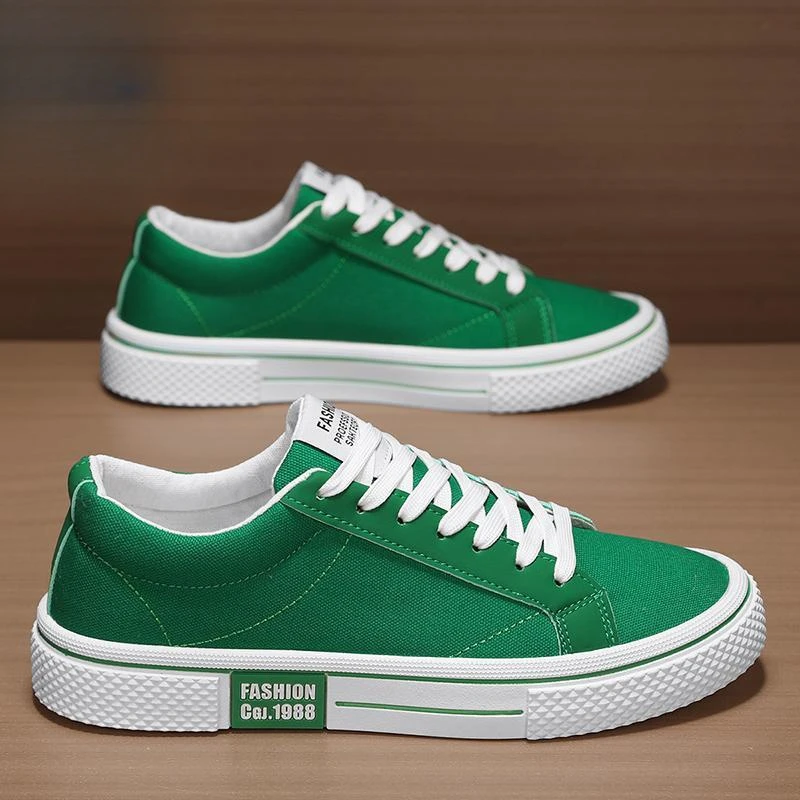 男士帆布鞋夏季新款休闲时尚百搭运动透气薄款潮鞋休闲鞋