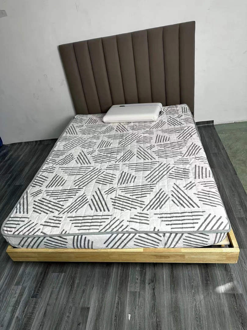 防螨床垫床褥大豆床笠可机洗灰色拼接成人牛奶绒床笠【律动青春】