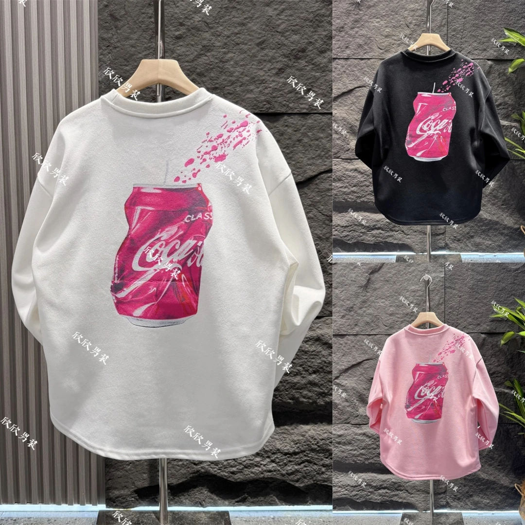 潮牌印花情侣款男士休闲宽松时尚卫衣
