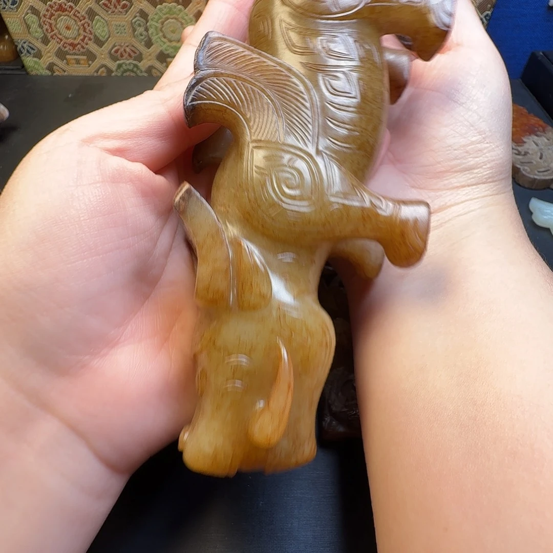 万***然和田玉未镶嵌挂件