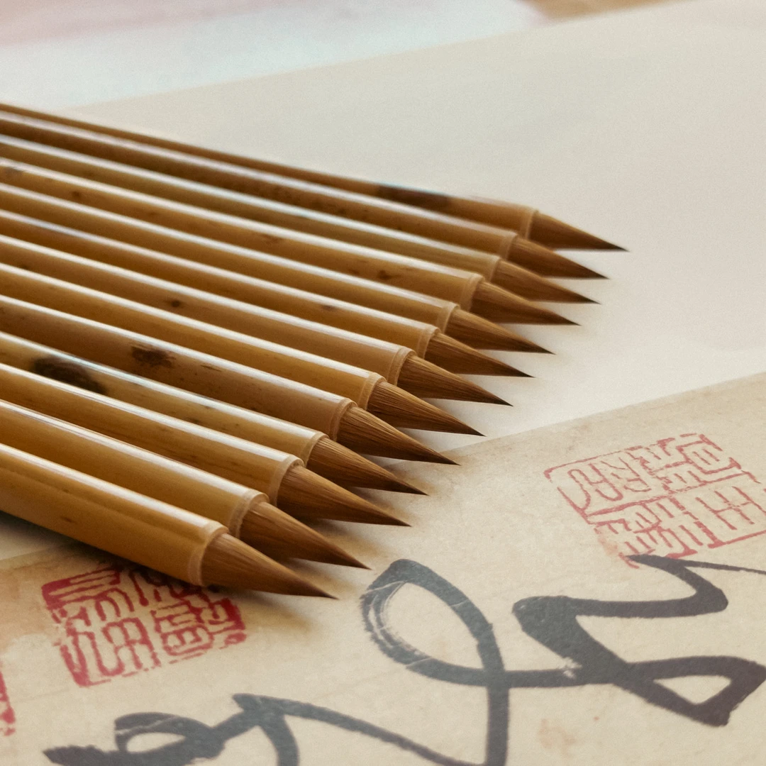 【风入松】纯狼毫辽尾行书草书毛笔适合二王赵孟頫宋四家孙过庭书谱