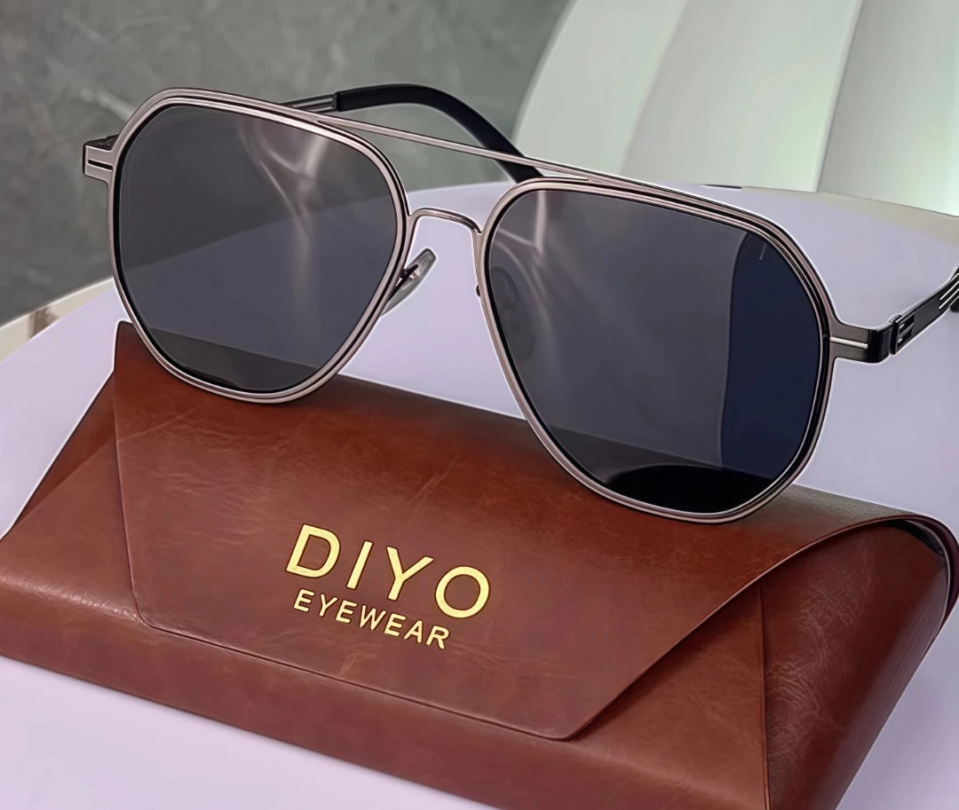 迪曜新款轻薄偏光太阳镜男女双梁潮流时尚墨镜宝藏好物百搭眼镜
