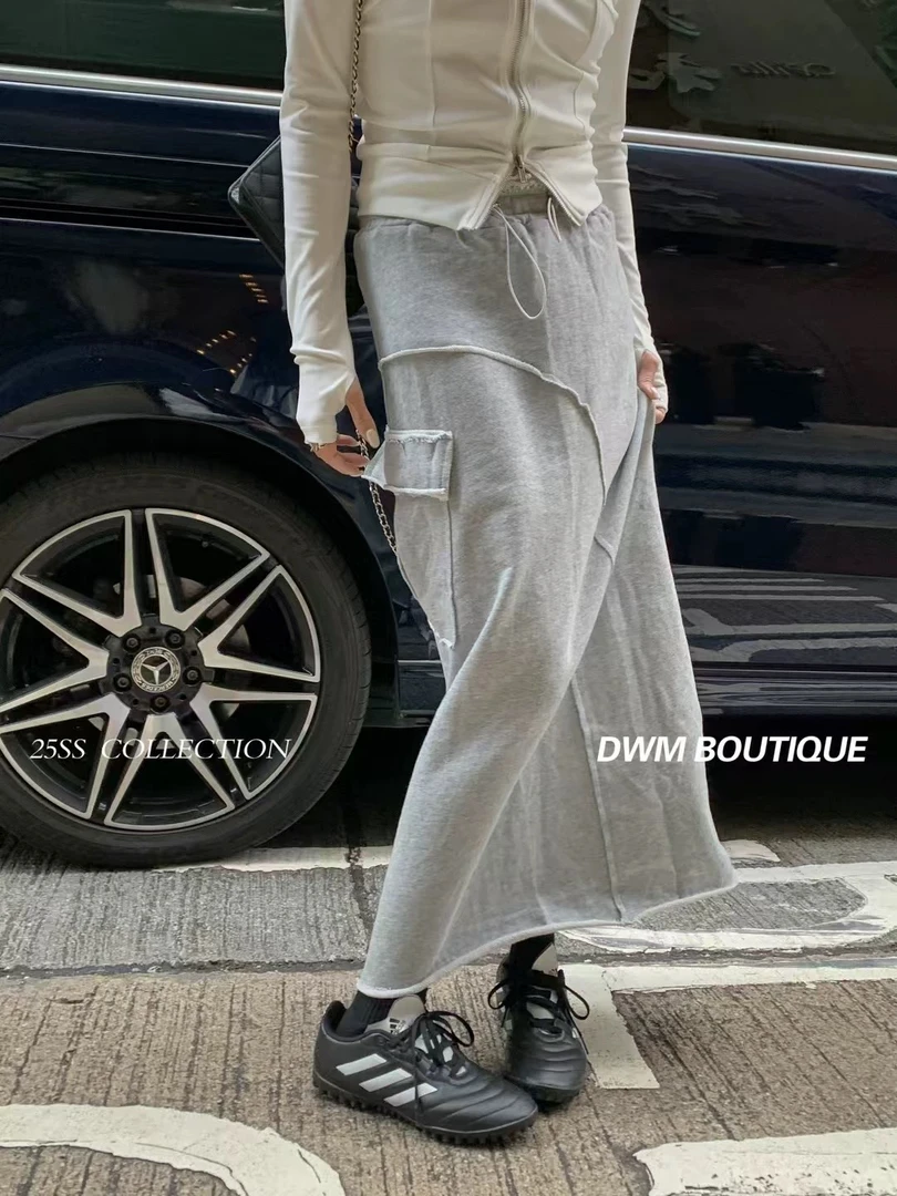 路一.韩国 Seoul    百变穿搭   口袋卫衣半身裙  DP20250215015