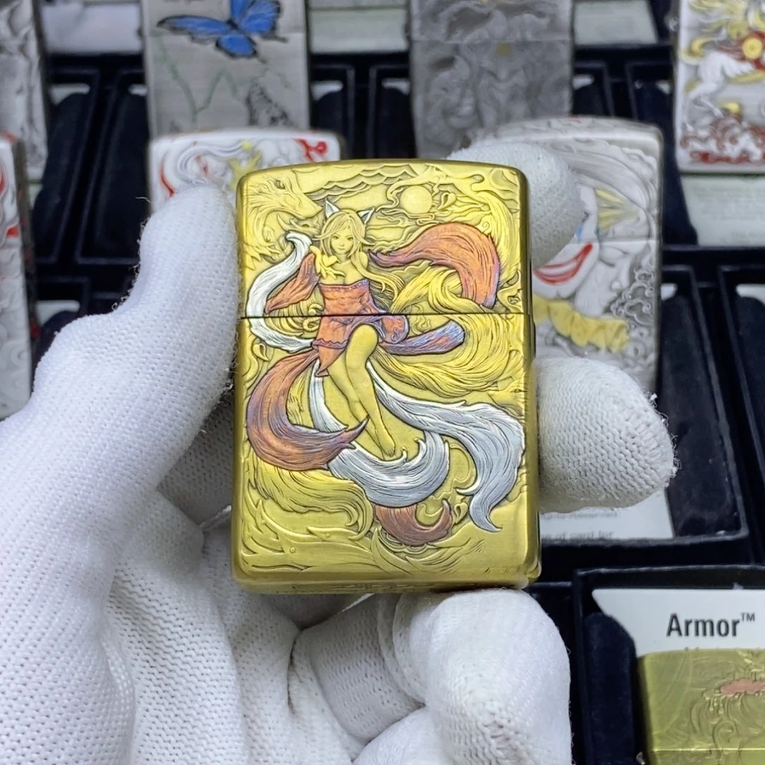 铜薛*味zippo打火机