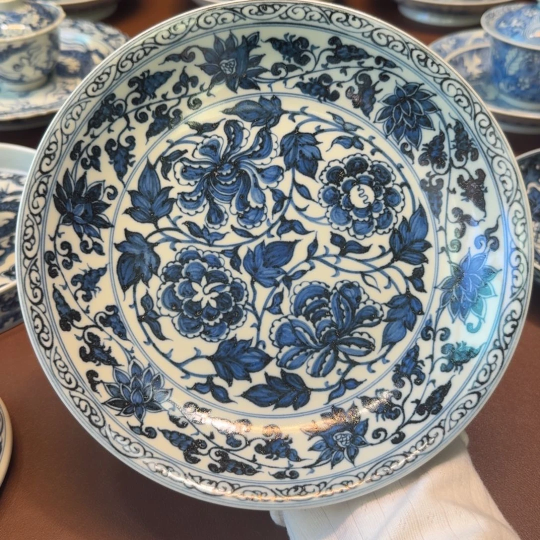 手工手绘茶具壶承