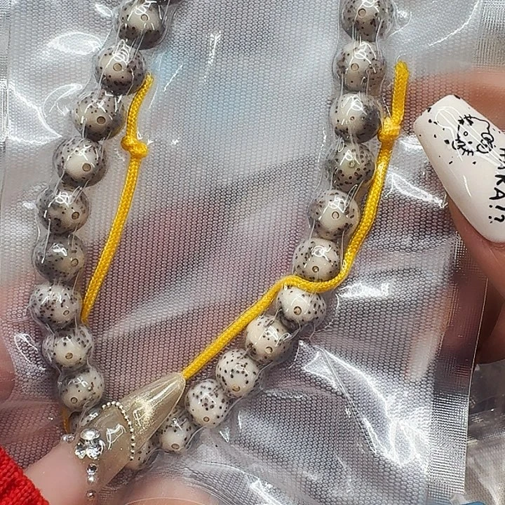 星月菩提手串584灭火月留白星月菩提0.9圆手持