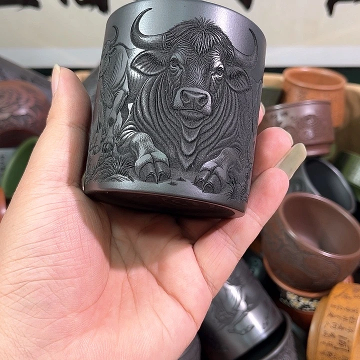 茶杯紫砂全手工紫砂主人杯