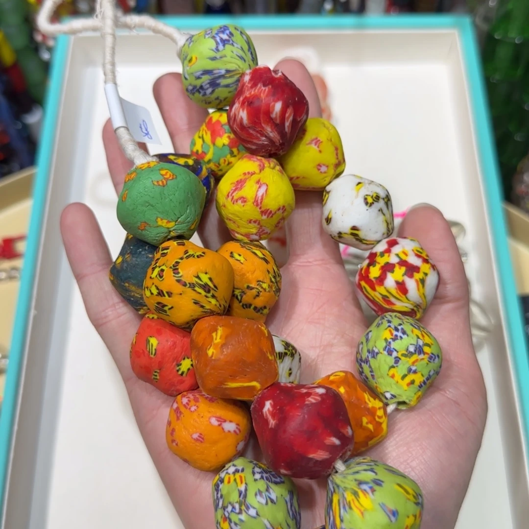 琉璃非金属23mm灯笼千花琉璃珠