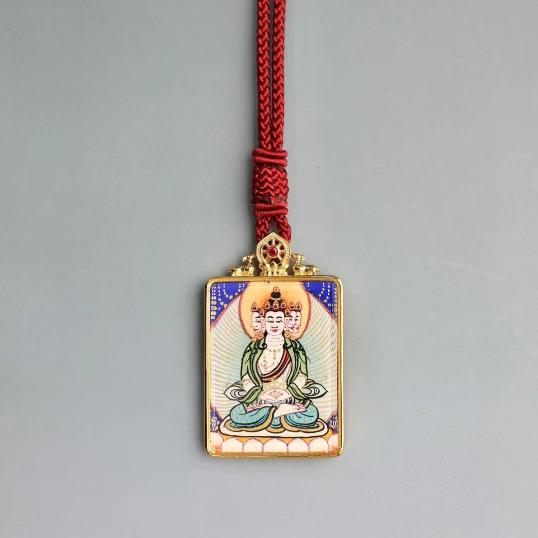 吊坠925银 【晨老板】N 唐卡吊坠系列（小号）