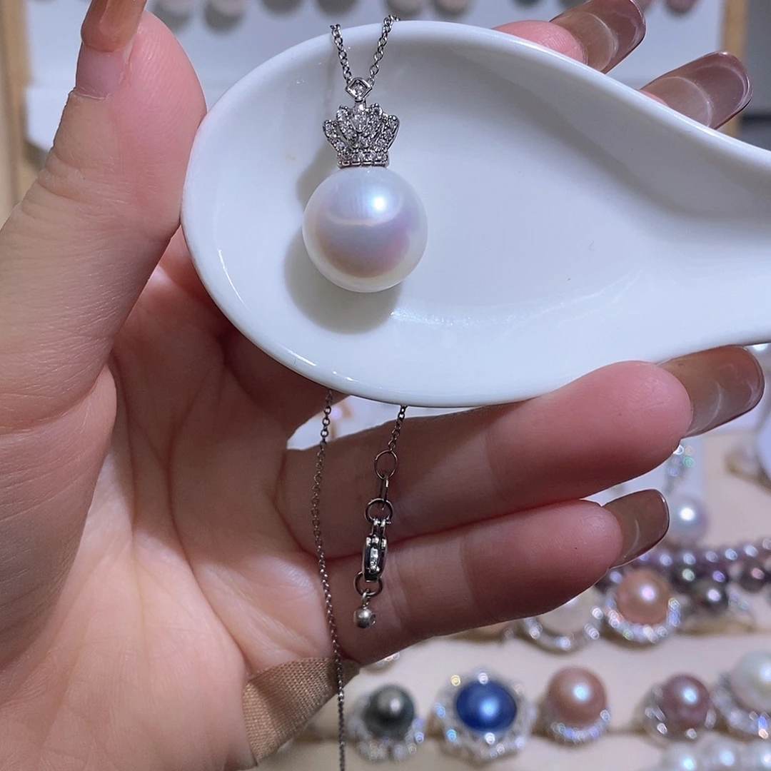 未镶嵌淡水珍珠吊坠(赠链)w14.3