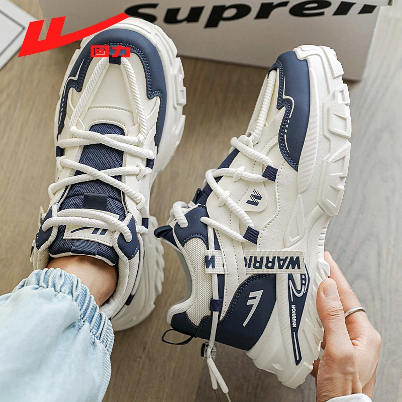 回力男鞋冬季2025新款小众设计运动学生厚底小白增高休闲老爹潮鞋