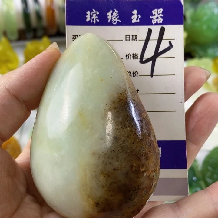 岫玉未镶嵌手把件