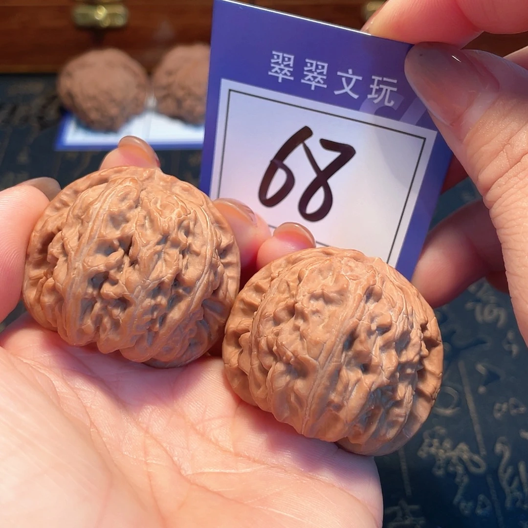 把件桃核68号全品白狮子4.1