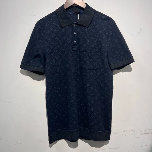 99新 LouisVuitton/路易威登 99新Lv满印polo短袖 尺码：XL