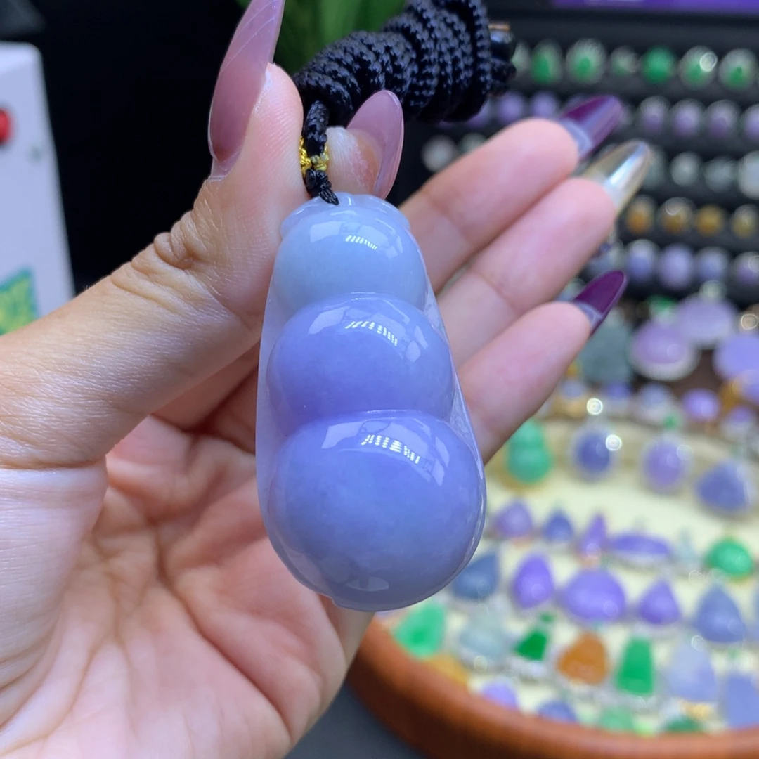 翡翠未镶嵌颈饰天然