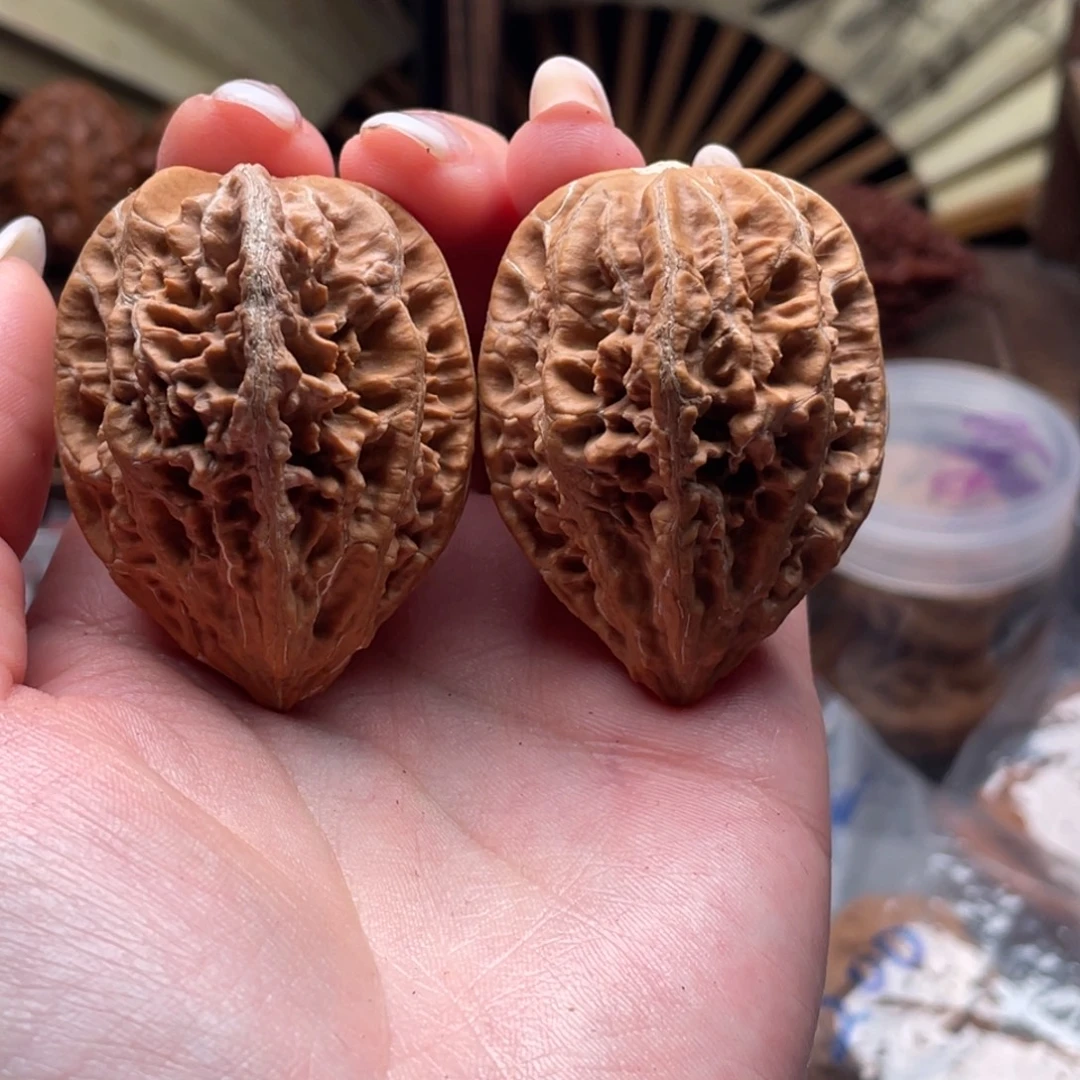 用***4把件文玩核桃楸刀鱼75