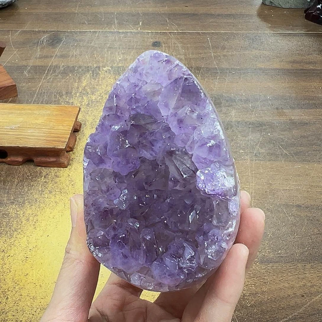 紫晶摆件未镶嵌晶体