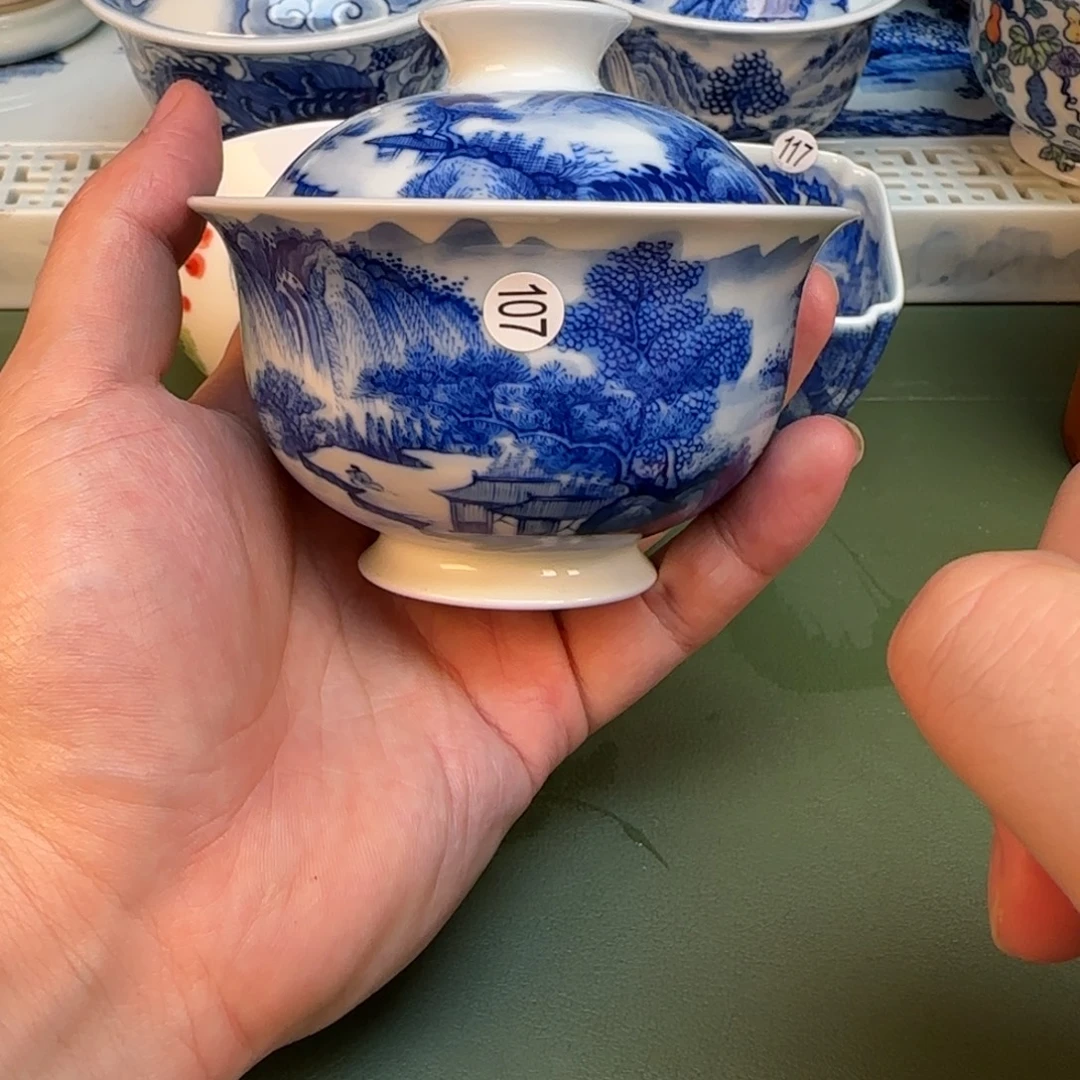 彦祖纯手工手绘茶具107