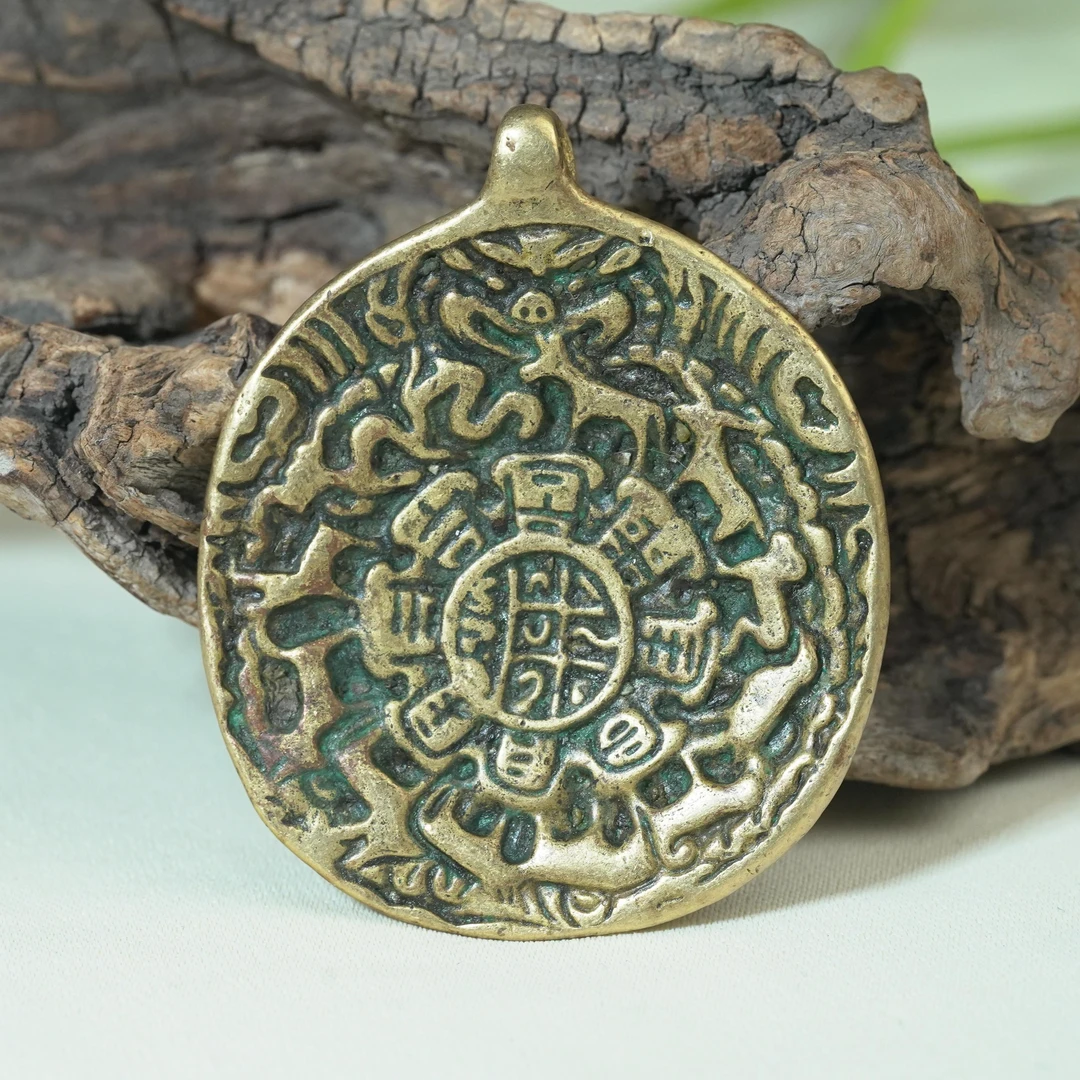 十八世纪九宫八卦牌【古珠精选】AABS2502221010