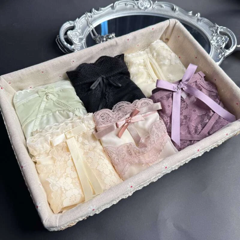 【新人福利6条】新款蕾丝性感欧若风少女底裤透气蕾丝