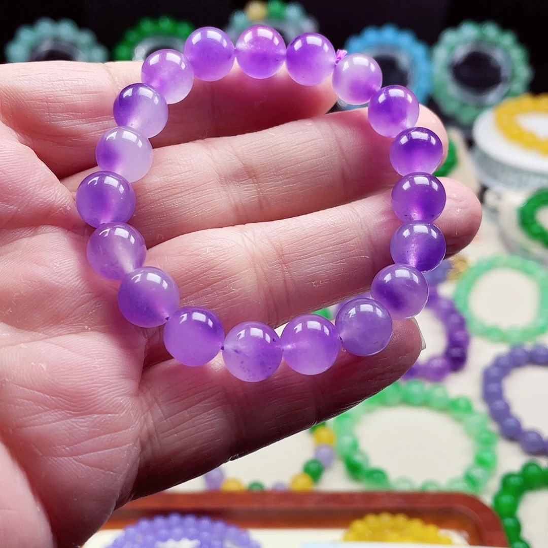 翡翠未镶嵌颈饰卡10翡翠珠链男女款14