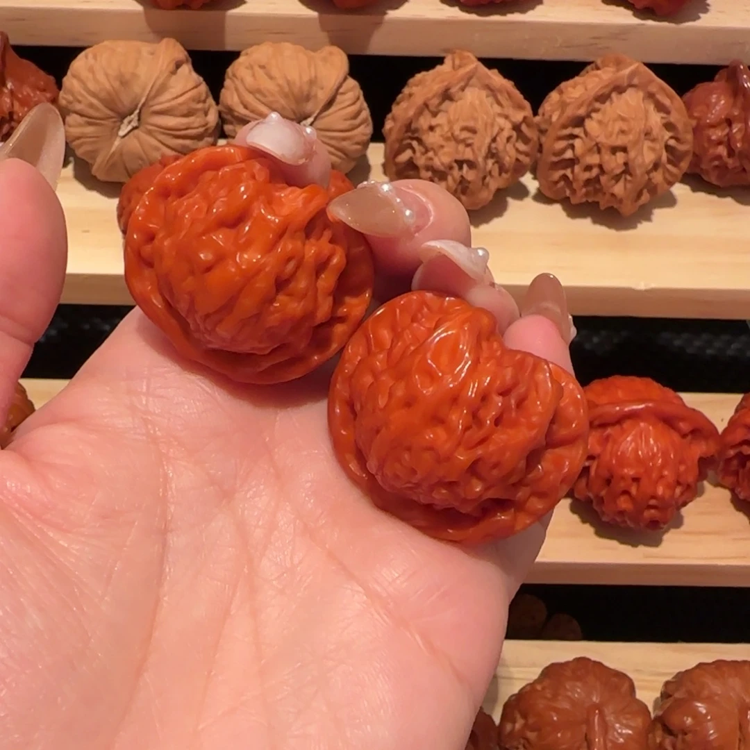 吊坠文玩核桃玉化粗筋盘山36精品2098