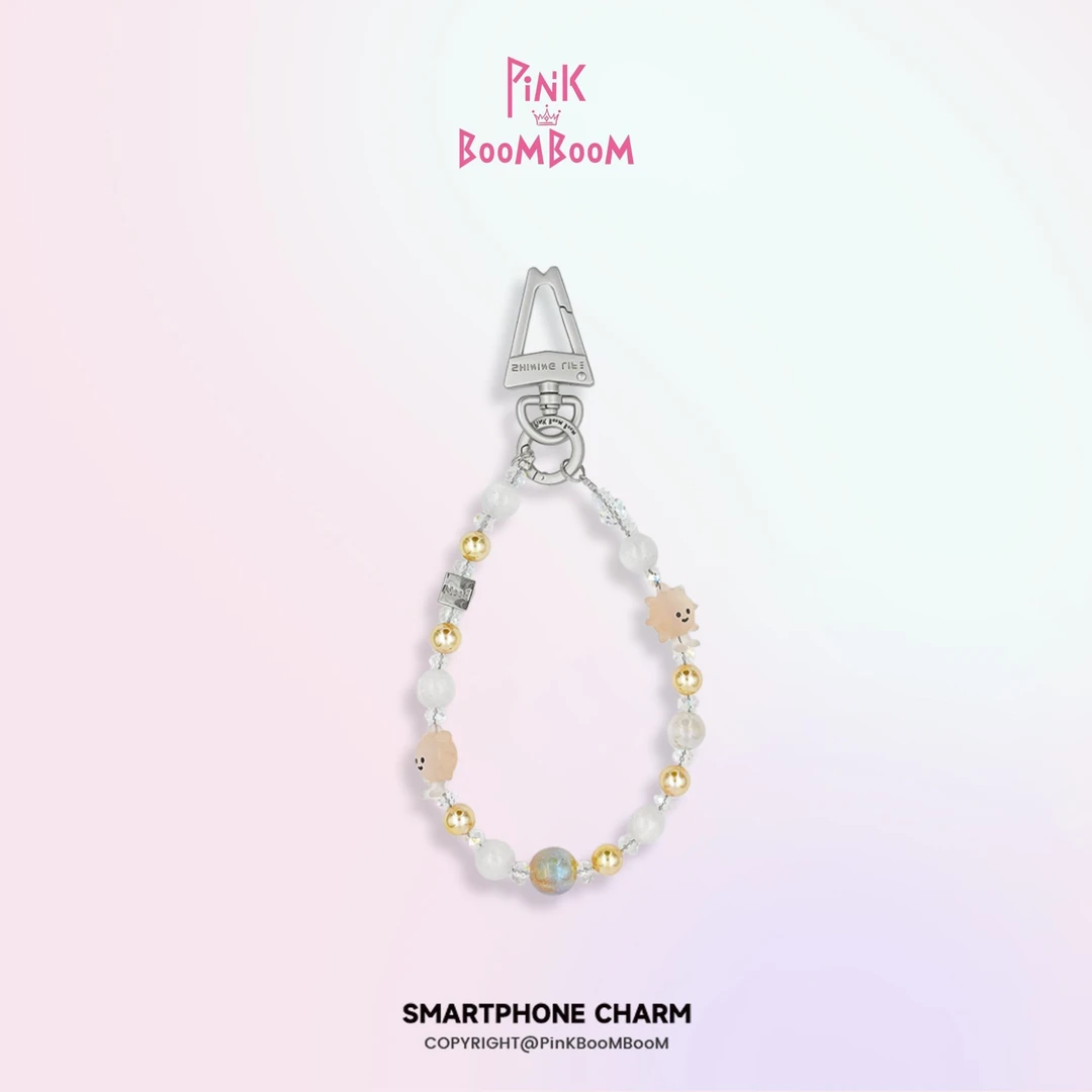 PinKBooM小怪乖手机链