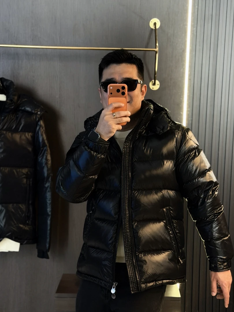 【TZ浩衣专属】高品黑金白鹅绒休闲连帽男女同款羽绒服
