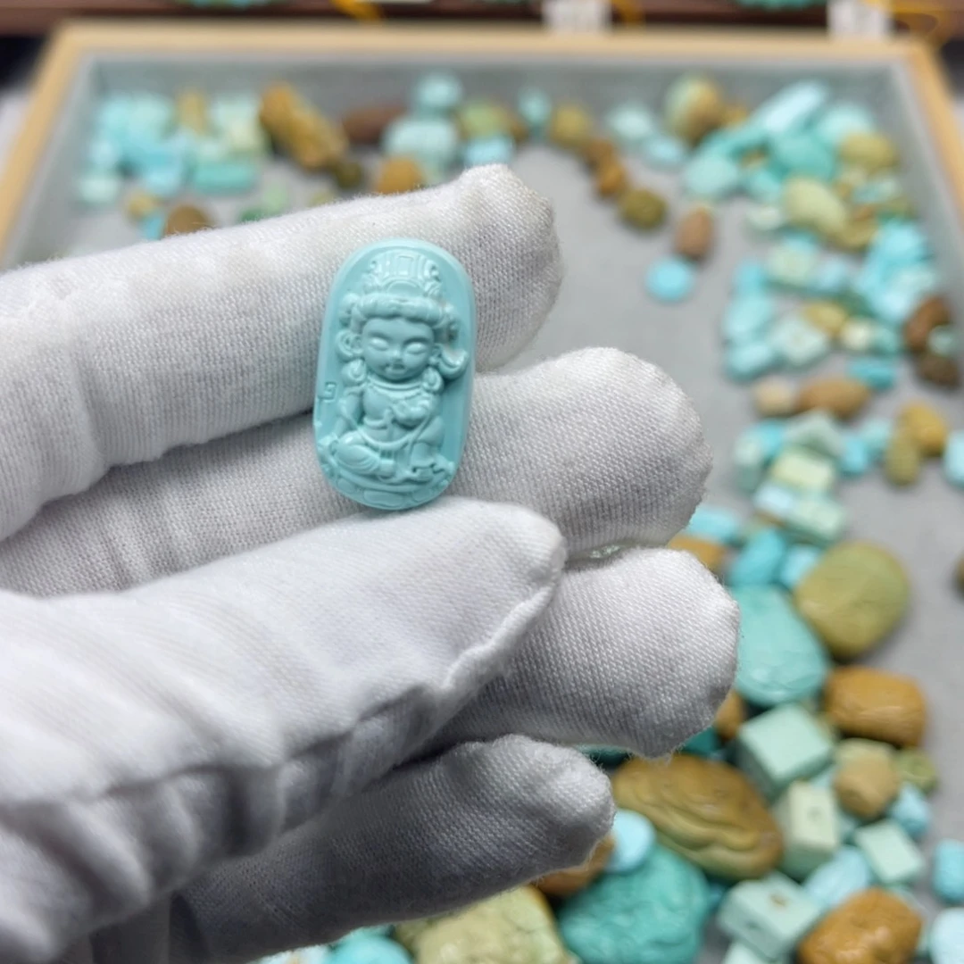 绿松石挂件未镶嵌