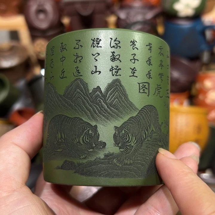 茶杯紫砂宜兴紫砂主人杯