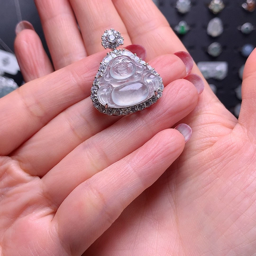 颈饰银S925镶嵌翡翠11111111