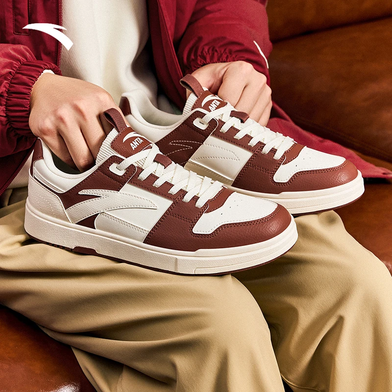 安踏小街顽丨时尚百搭休闲板鞋男女同款显高休闲鞋潮流板鞋潮鞋