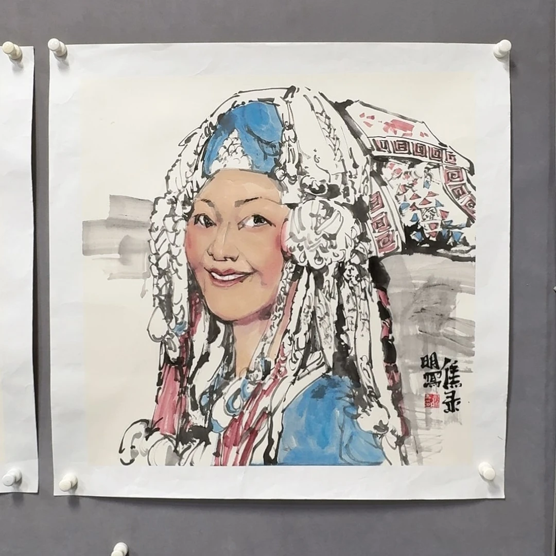 国画亲笔手绘放心去藏