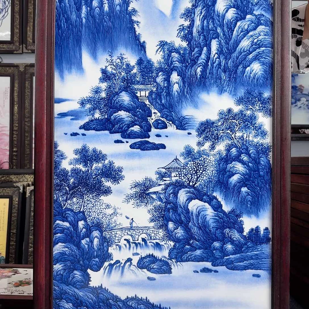 摆件景德镇陶瓷瓷板画